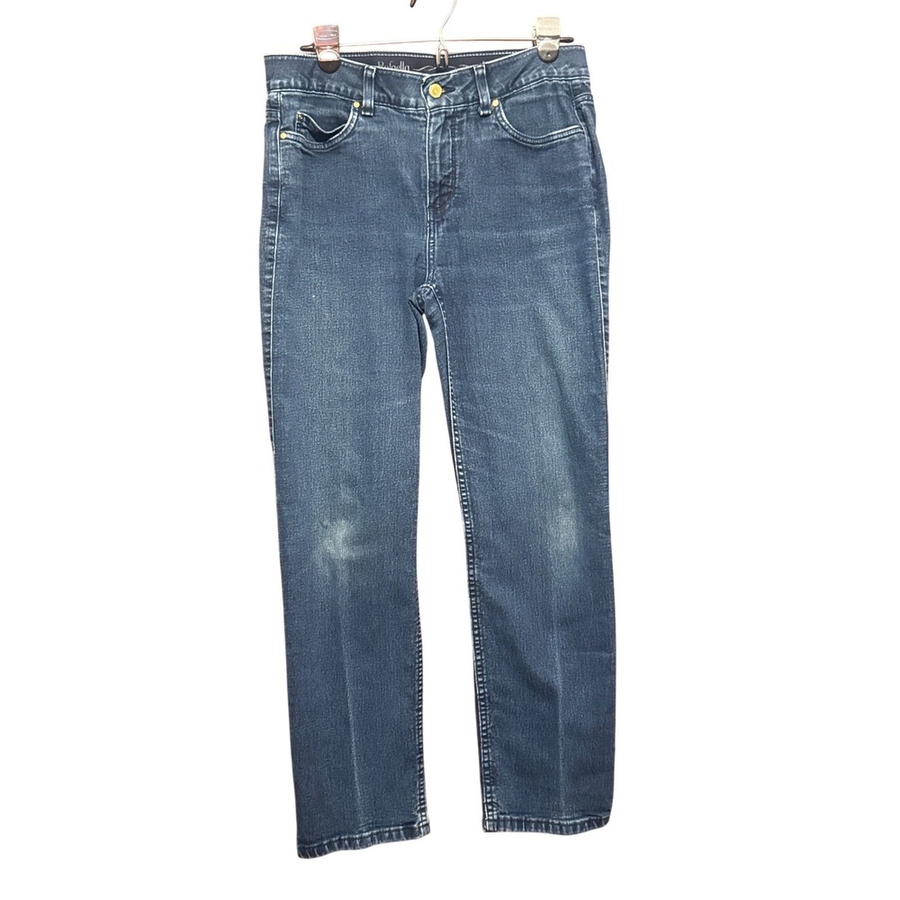 Rafaella Weekend Womens 10P Dark Wash Straight Leg Stretch‎ Blue Jeans 33522